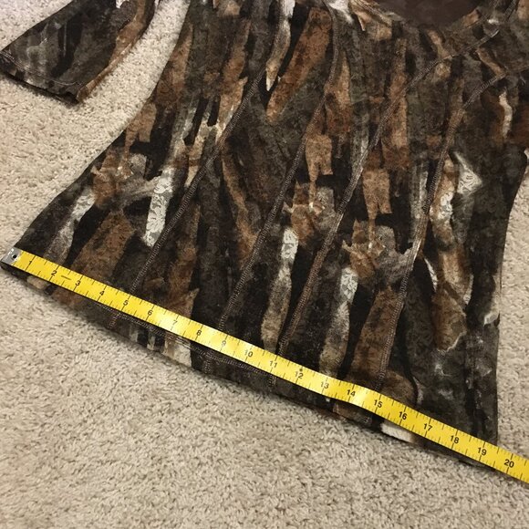 Vintage Conrad C Collection Retro Floral Lace + Mesh Top - Picture 14 of 16